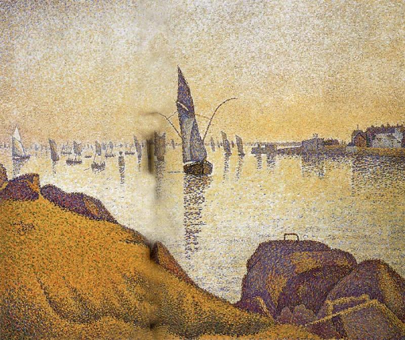 Paul Signac The peace of the dusk oil painting image